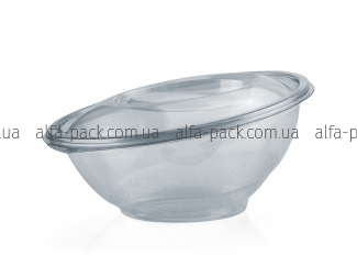 Oval beveled salad bowl 1000 ml