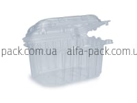 Лоток для ягод и фруктов TL-5 прозрачный с крышкой