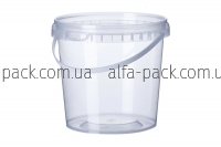 Bucket round 3 l transparent