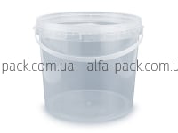 Bucket round 5 l transparent