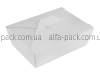 White paper lunch box No. 3 