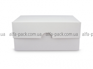 A white paper box