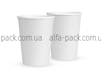 White paper cup 180 ml recycled cardboard "Eco Care"