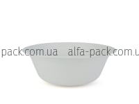 Paper plate white round deep BIO 500 ml