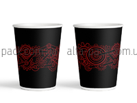 COLORED PAPER CUP 270 ML "GEARS"