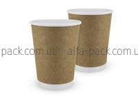 WHITE KRAFT CUP TWO-LAYER 430 ML