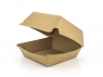 Packaging for burger kraft glued Mini