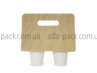 Cup holder for 2 cups corrugated, AIC