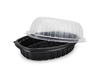 Black container for chicken with lid
