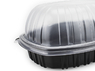 Black container for chicken with lid
