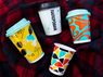 Coated color paper cup 270 ml "Paperovyi"
