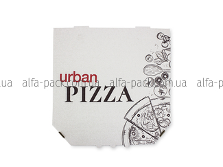 Коробка для піци з лого URBAN 300*300*39, 100 шт/уп