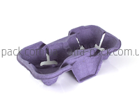 Cup holder for 2 cups purple