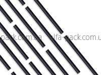 PLASTIC BLACK FRESH STRAW 8 mm