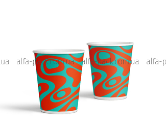 COATED COLOR PAPER CUP 180 ML "FLUID"