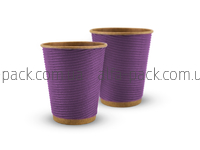 Ripple cup kraft 180 ml. (Lavender)