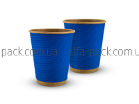 Ripple cup kraft 180 ml. (Blue)