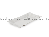 Paper plate rectangular small white