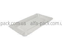 Paper plate rectangular laminated