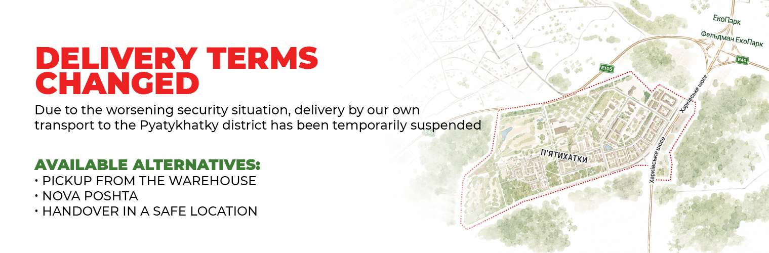 Change of delivery terms